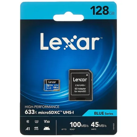 USB-pulk Lexar 633x Sinine Must 128 GB