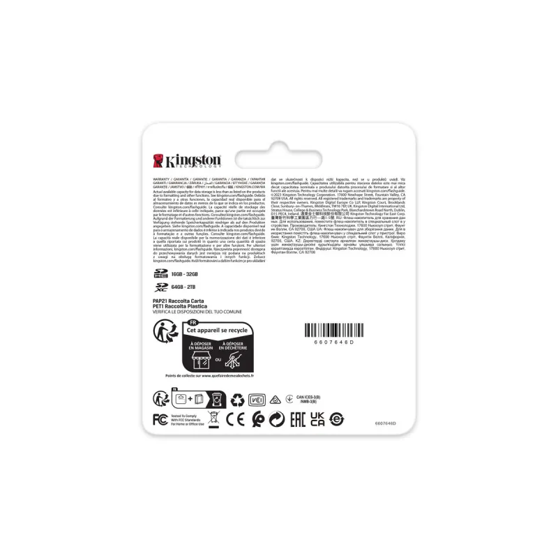 SDXC-Muistikortti Kingston Technology Canvas React Plus 1 TB