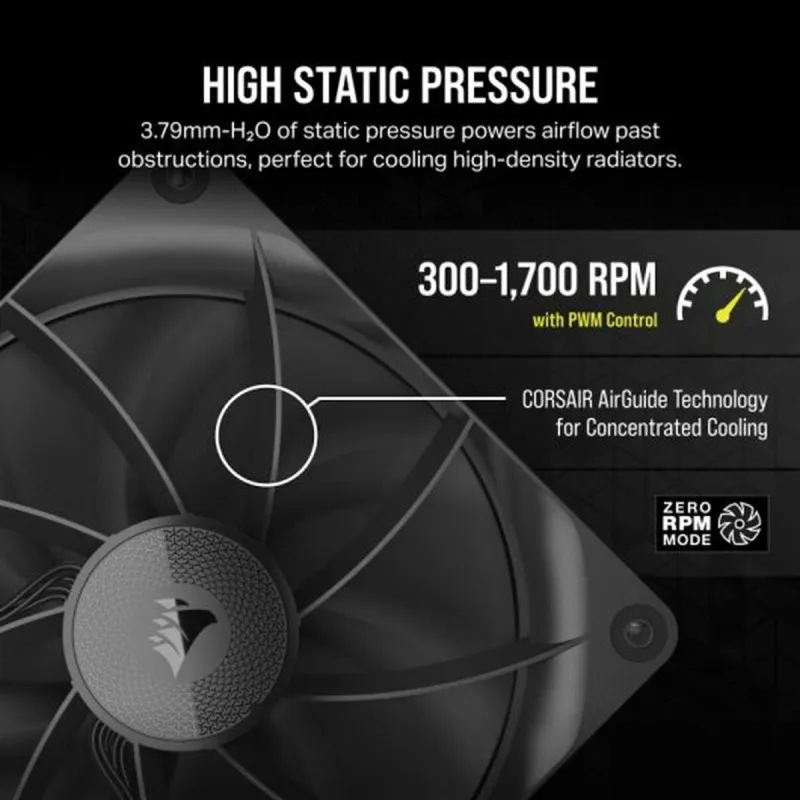 Kārbas ventilators Corsair CO-9051011-WW (1 gb.)