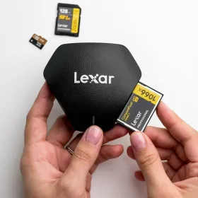 3 in 1 Karšu lasītājs Lexar Professional Melns