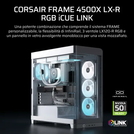 ATX Semi-tower Korpus Corsair CC-9011317-WW Valge