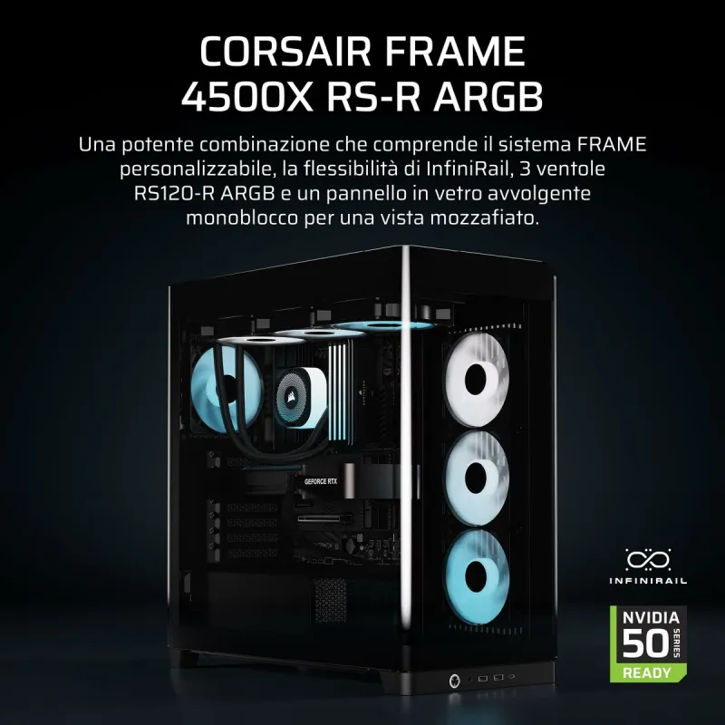Блок полубашня ATX Galileo Corsair 4500X Чёрный