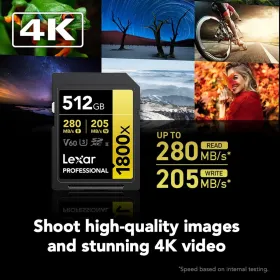 SD Memory Card Lexar LSD1800512G-BNNNG 512 GB