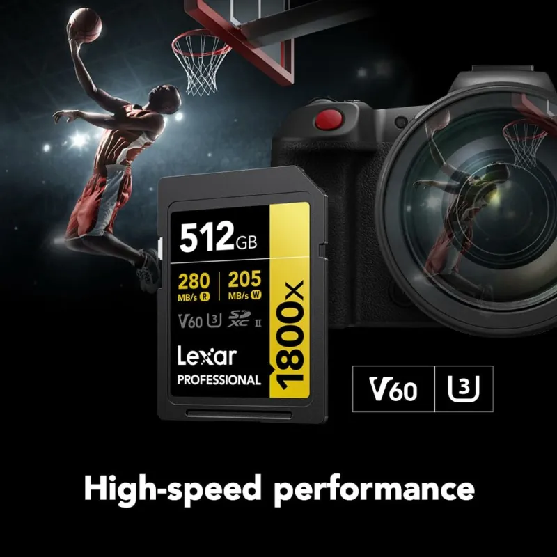 SD Memory Card Lexar LSD1800512G-BNNNG 512 GB