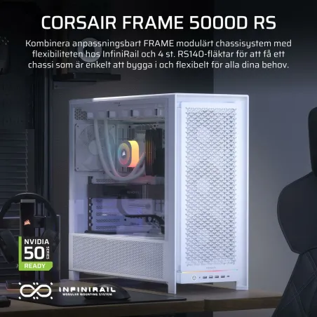 ATX semi-tornikotelo Corsair CC-9011308-WW Valkoinen
