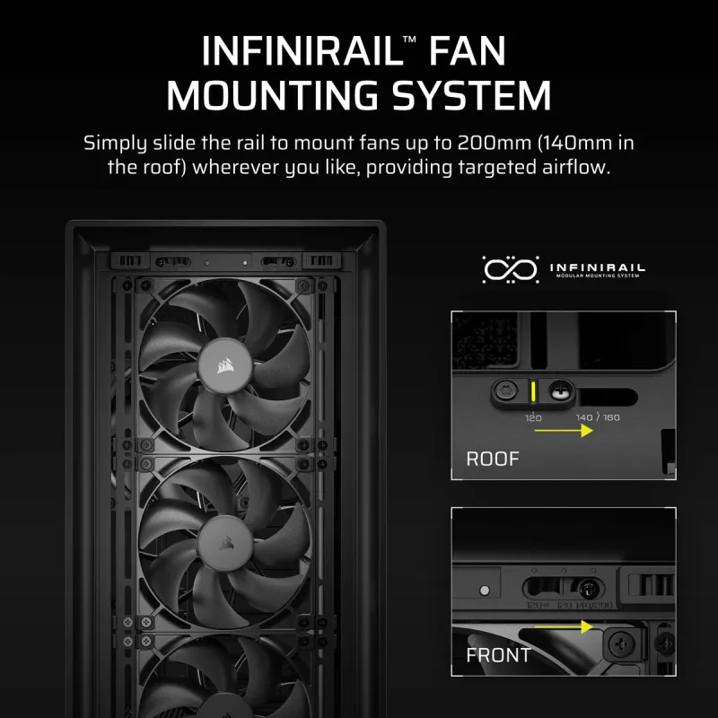 ATX Semi-tower Korpus Corsair CC-9011307-WW Must