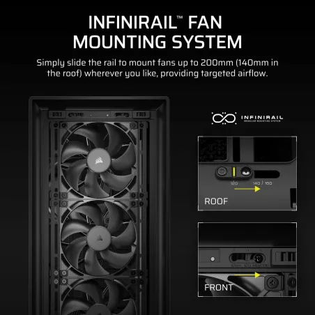 ATX semi-tornikotelo Corsair CC-9011307-WW Musta