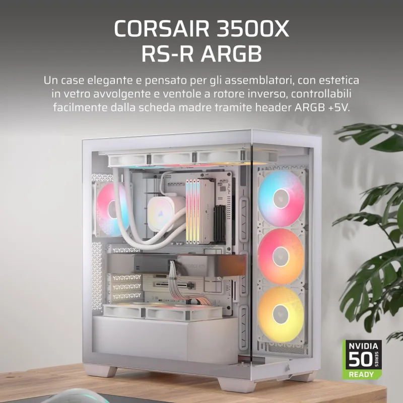 ATX semi-tornikotelo Corsair CC-9011323-WW Valkoinen