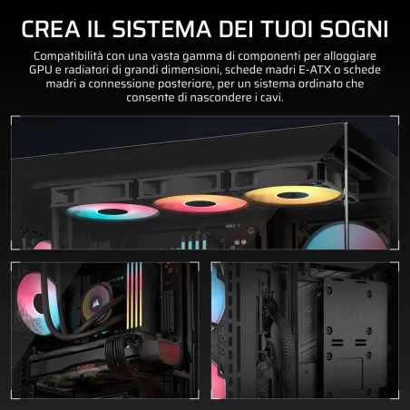 ATX semi-tornikotelo Corsair CC-9011322-WW Musta
