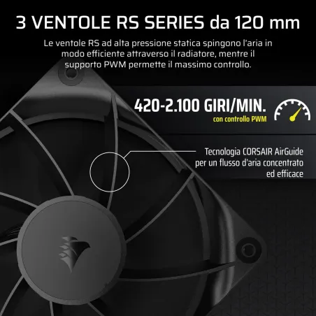 Комплект жидкостного охлаждения Corsair Nautilus 360 RS