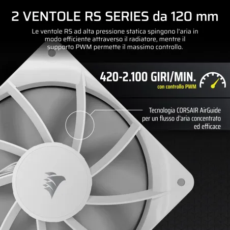 Šķidruma dzesēšanas komplekts Corsair Nautilus 240 RS LCD