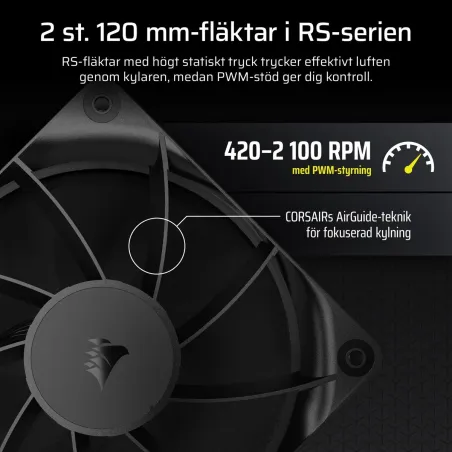 Šķidruma dzesēšanas komplekts Corsair Nautilus 240 RS LCD