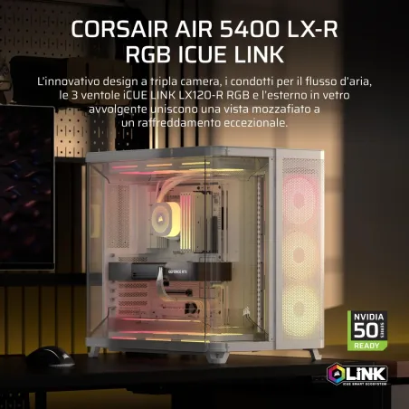 ATX Pus-torņveida Kārba Corsair CC-9011321-WW Balts
