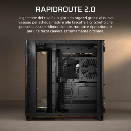 Блок полубашня ATX Galileo Corsair CC-9011318-WW Чёрный