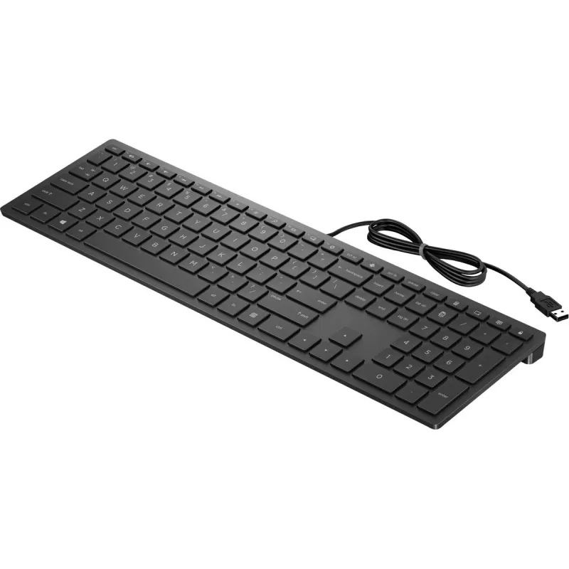 Klaviatūra HP 4CE96AA#ABE Melns Spāņu Qwerty