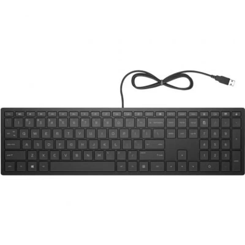 Klaviatūra HP 4CE96AA#ABE Melns Spāņu Qwerty