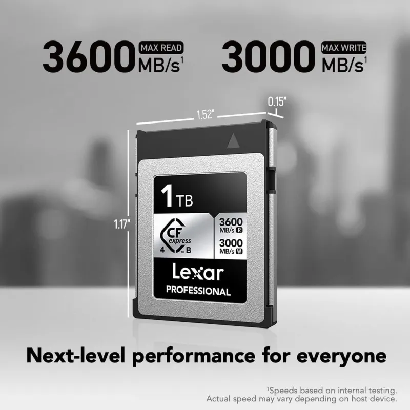 Atmiņas Karte CF Lexar LCXEXS4001T-RNENG 1 TB
