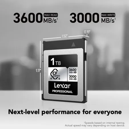 Atmiņas Karte CF Lexar LCXEXS4001T-RNENG 1 TB