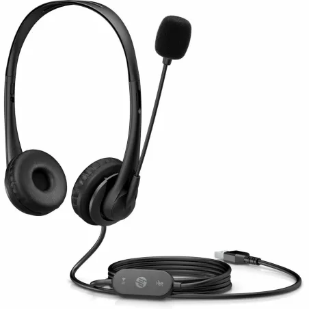 Наушники с микрофоном HP Wired USB Headset Чёрный