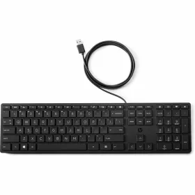 Klaviatūra HP 9SR37AA Juoda QWERTY