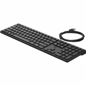 Klaviatūra HP 9SR37AA Juoda QWERTY