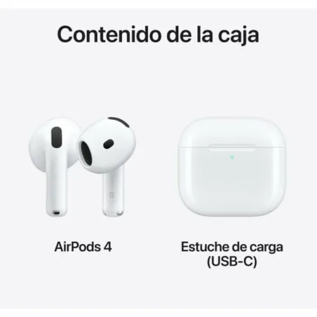 Kõrvasisesed Bluetooth Kõrvaklapid Apple AirPods 4 Valge