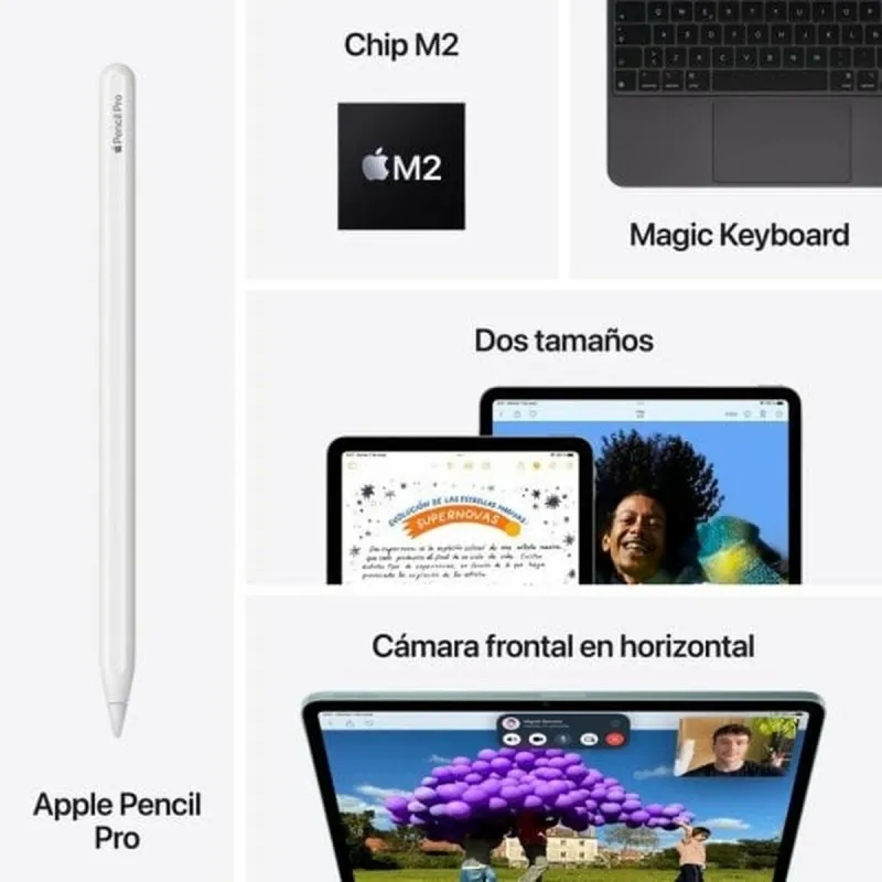 Tablet Apple iPad Air 2024 11" M2 8 GB RAM 128 GB Purple