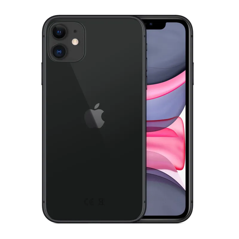 Смартфоны Apple iPhone 11 6,1" 64 bits A13 128 Гб Чёрный