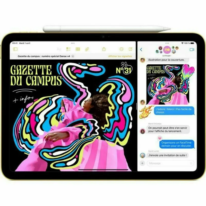 Tablet Apple iPad A16 11" 256 GB Yellow A14 Bionic