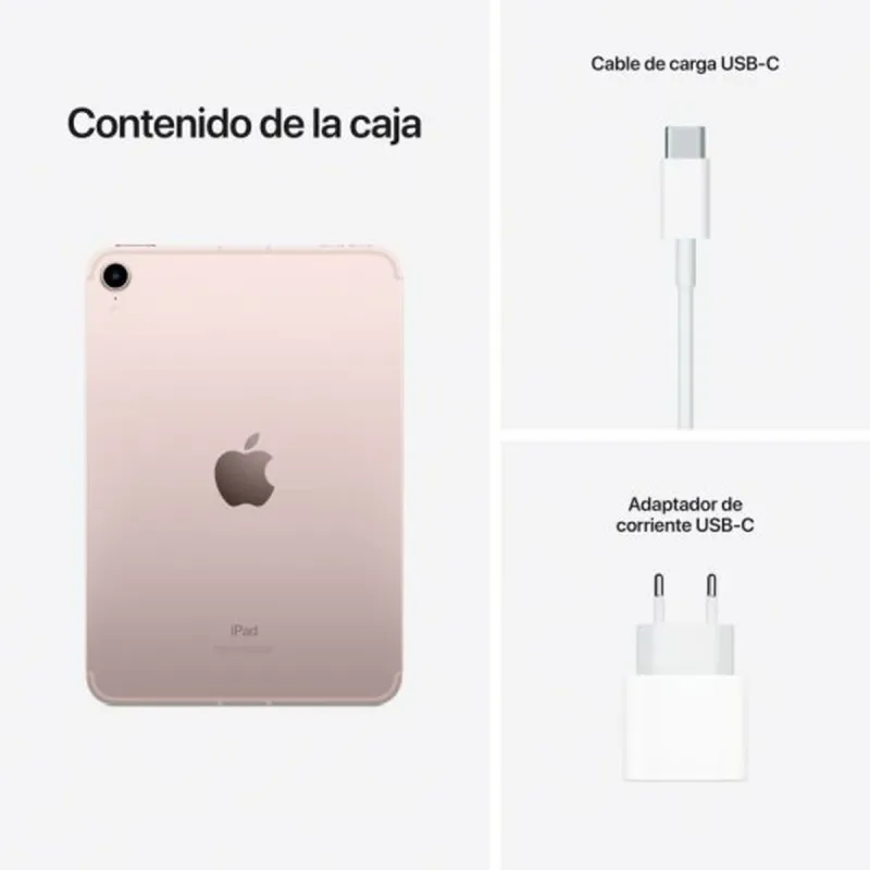 Tablet Apple iPad Mini 2021 (6ª Gen.) 8,3" Octa Core A15 Bionic 4 GB RAM 64 GB Pink