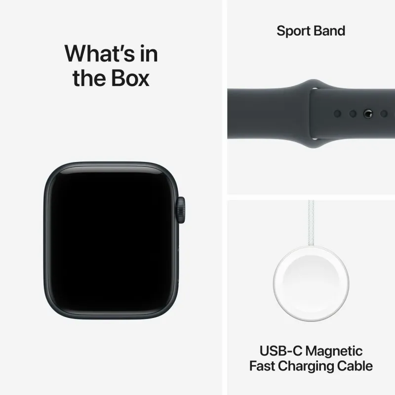 Nutikell Apple Watch SE 3 Must 1,78" Ø 44 mm