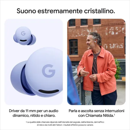 Kõrvaklapid Google Pixel Buds 2a Lilla