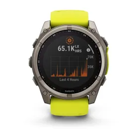 Nutikell Garmin Fénix 8 Solar Kollane 1,4" Ø 50 mm