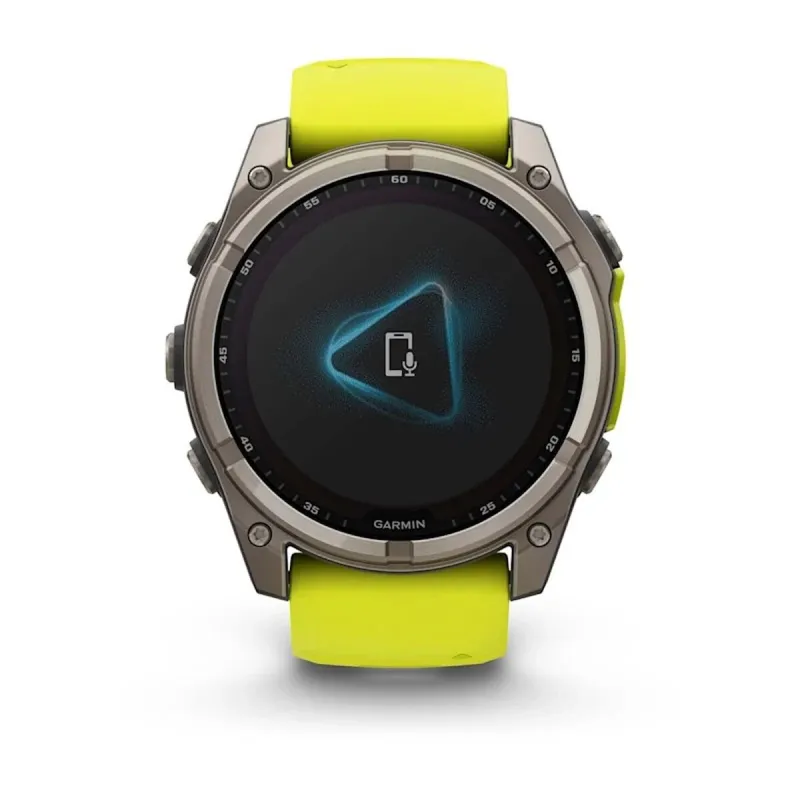 Nutikell Garmin Fénix 8 Solar Kollane 1,4" Ø 50 mm
