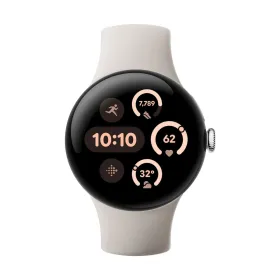 Viedpulkstenis Google Pixel Watch 3 Balts 1,4" 45 mm