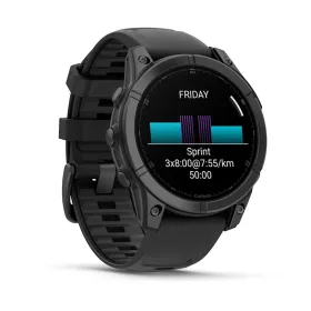 Vīriešu Pulkstenis Garmin Fénix E AMOLED 47mm GPS Melns