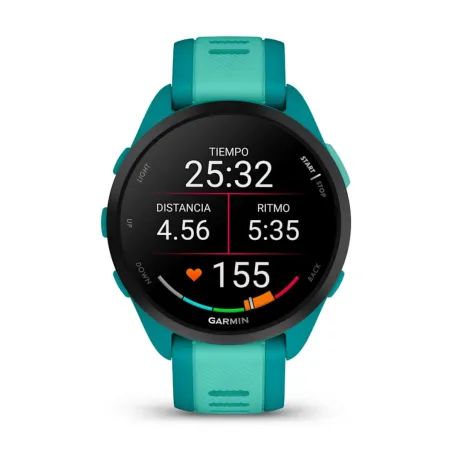 Viedpulkstenis Garmin Forerunner 165 Music Zils 1,2" 43 mm