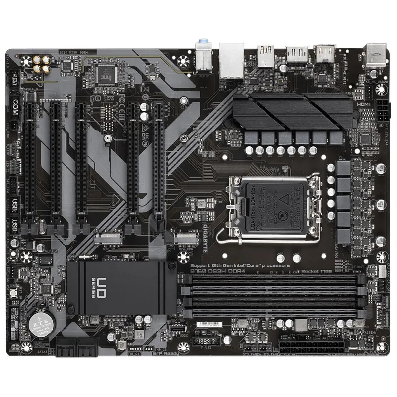 Pagrindinė plokštė Gigabyte B760 DS3H DDR4 Intel LGA 1700