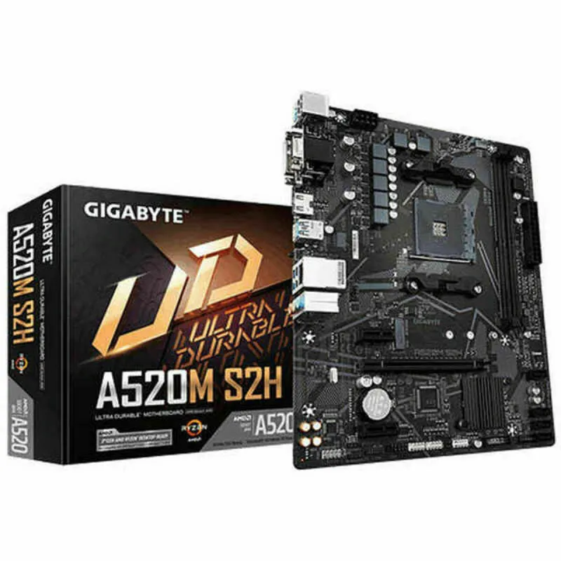 Motherboard Gigabyte A520M S2H AMD AM4 AMD A520 AMD