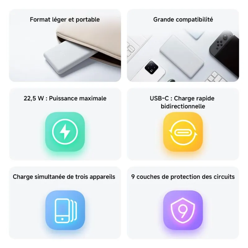Powerbank Xiaomi BHR9350GL White