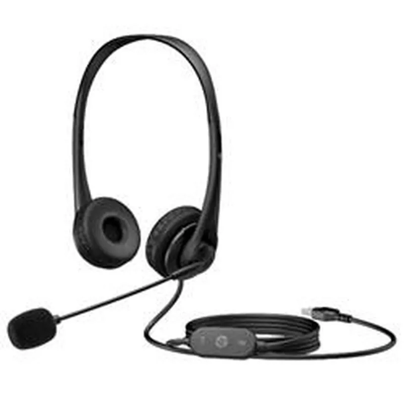 Ausinės su mikrofonu HP 428K6AA Juoda