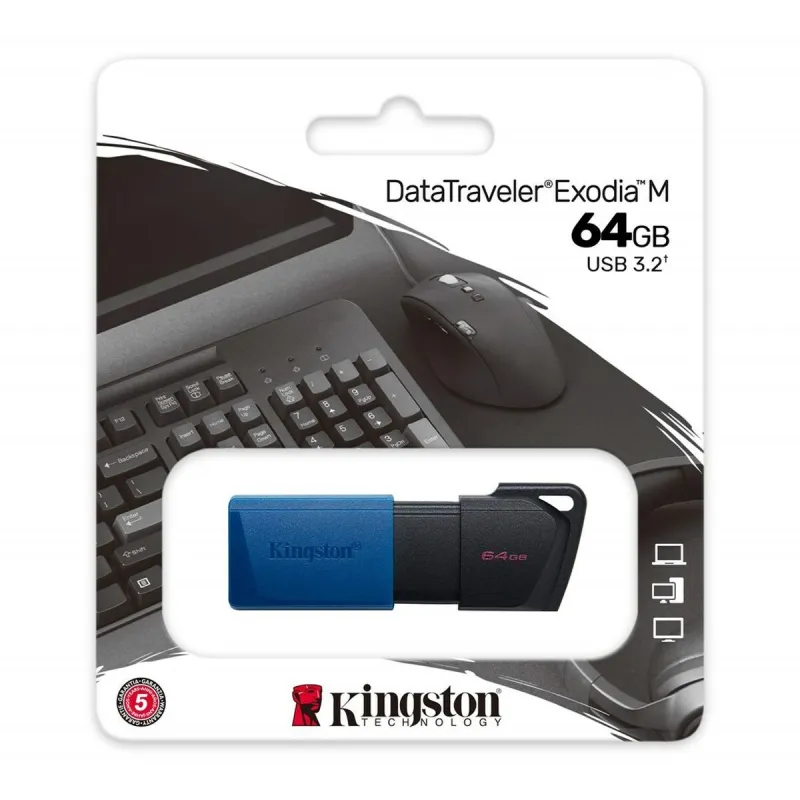 USB stick Kingston Exodia M Black 64 GB