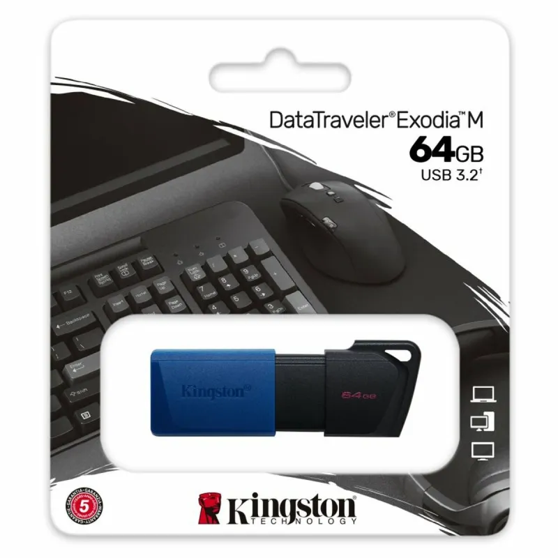 USB stick Kingston Exodia M Black 64 GB