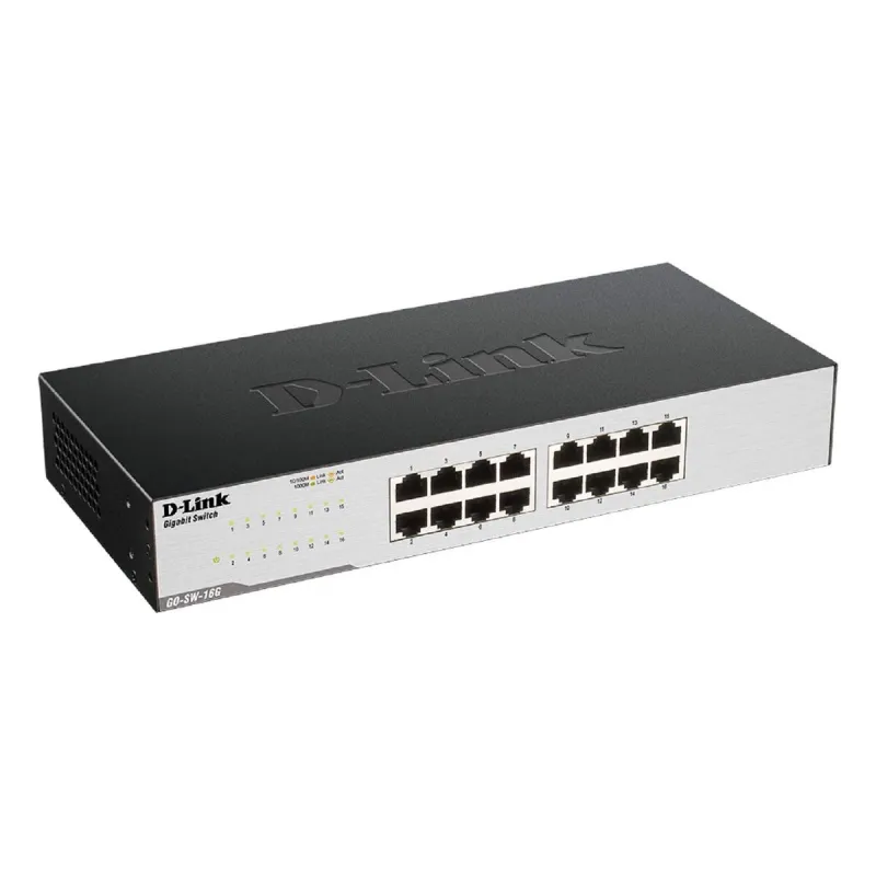 Galda Virsmas Slēdzis D-Link GO-SW-16G