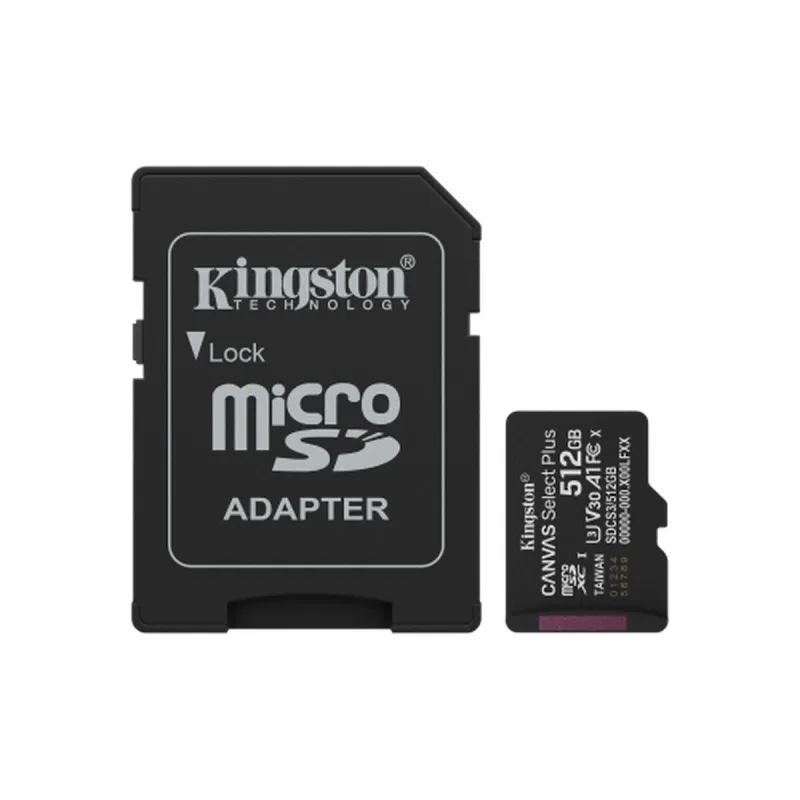 MicroSD Mälikaart koos Adapteriga Kingston SDCS3/512GB 512 GB