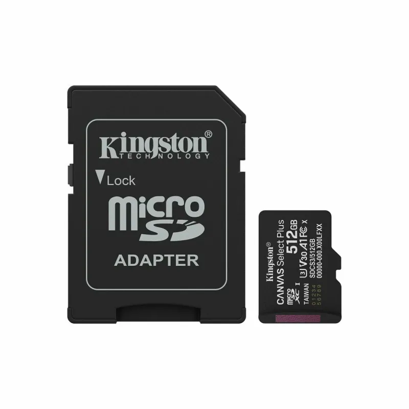 MicroSD Mälikaart koos Adapteriga Kingston SDCS3/512GB 512 GB