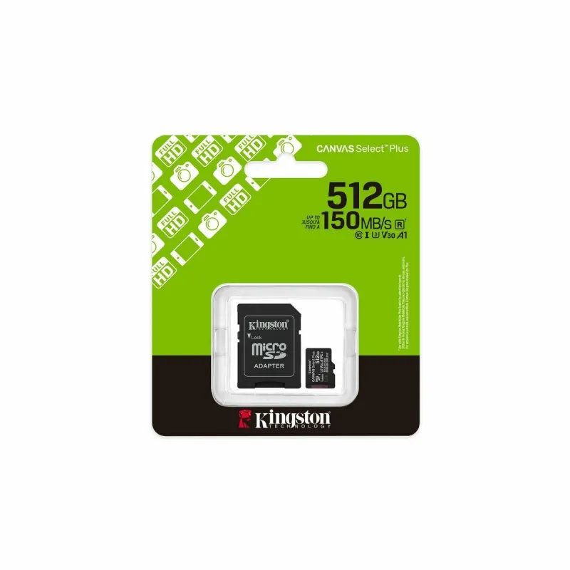 MicroSD Mälikaart koos Adapteriga Kingston SDCS3/512GB 512 GB