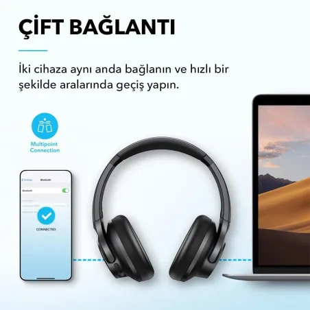 Austiņas Soundcore Q20i Balts