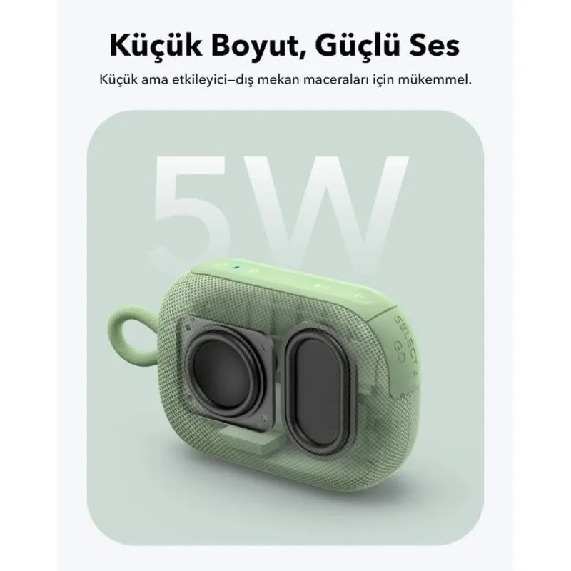 Kannettavat Bluetooth-kaiuttimet Soundcore Select 4 Go Vihreä 5 W