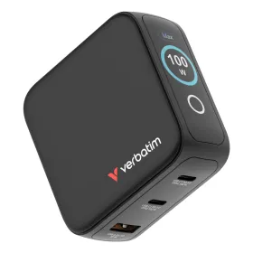 Seinalaadija Verbatim Mini GaN Charger Valge 100 W